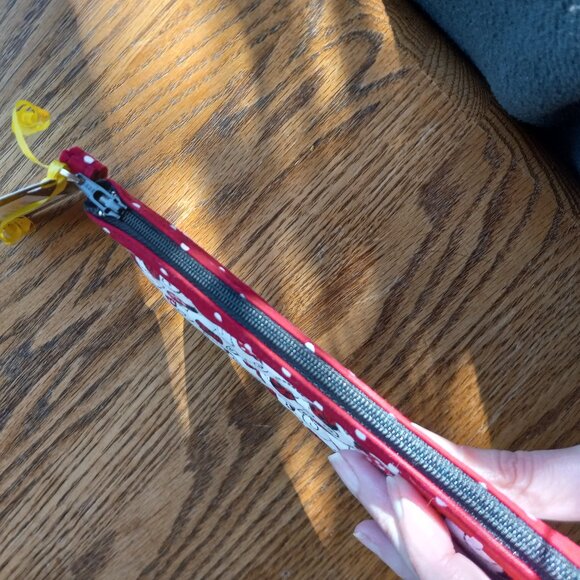 NWT Quilted Ladybug Zippered Pouch Wallet Coin Purse Glasses Case - Picture 9 of 13